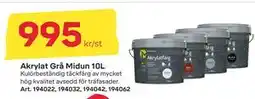Byggmax Akrylat Grå Midun 10L, SEK 995 erbjuda