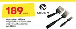 Byggmax Penselset Midun, SEK 189 erbjuda