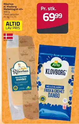 Fleggaard Riberhus el. Klovborg Mellemlagret 45+ erbjuda