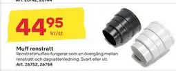 Byggmax Muff renstratt, SEK 44.95 erbjuda
