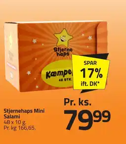 Fleggaard Stjernehaps Mini Salami erbjuda