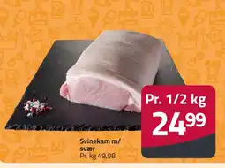 Fleggaard Svinekam m/ svær erbjuda
