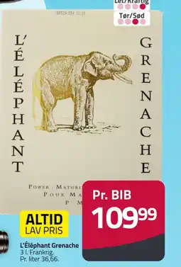 Fleggaard L'Éléphant Grenache erbjuda