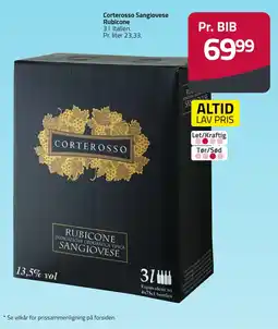 Fleggaard Corterosso Sangiovese Rubicone erbjuda
