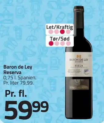 Fleggaard Baron de Ley Reserva erbjuda