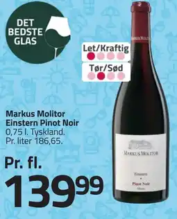 Fleggaard Markus Molitor Einstern Pinot Noir erbjuda