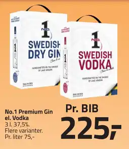 Fleggaard No.1 Premium Gin el. Vodka erbjuda