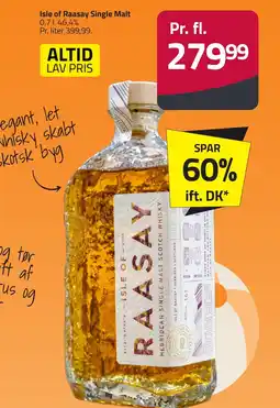 Fleggaard Isle of Raasay Single Malt erbjuda
