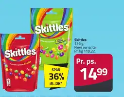 Fleggaard Skittles erbjuda