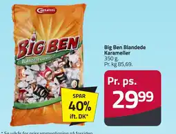 Fleggaard Big Ben Blandede Karameller erbjuda