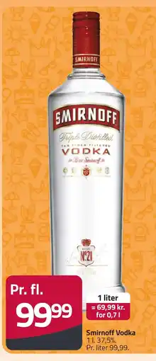 Fleggaard Smirnoff Vodka erbjuda