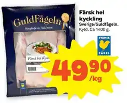 Coop Färsk hel kyckling erbjuda