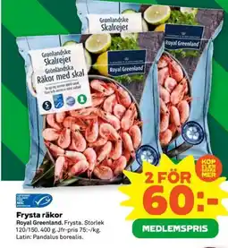 Coop Frysta räkor erbjuda