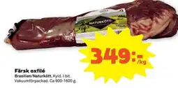Coop Färsk oxfilé erbjuda