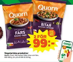Coop QUORN Vegetariska produkter erbjuda