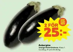 Coop Aubergine erbjuda