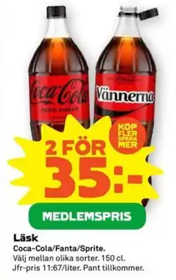 Coop Läsk erbjuda