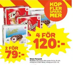 Coop SIA GLASS Glass flerpack erbjuda