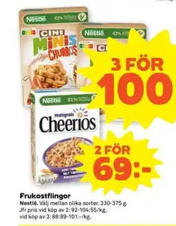 Coop NESTLÉ Frukostflingor erbjuda