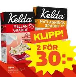Coop KELDA Grädde erbjuda