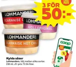 Coop LOHMANDERS Kylda såser erbjuda