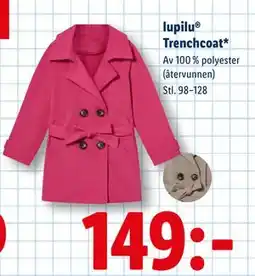 Lidl lupilu Trenchcoat, SEK 149 erbjuda
