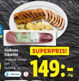 Lidl Gudruns Fläskfilé, SEK 149 erbjuda