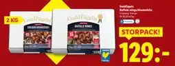 Lidl Guldfågeln Buffalo wings/drumsticks, SEK 129 erbjuda