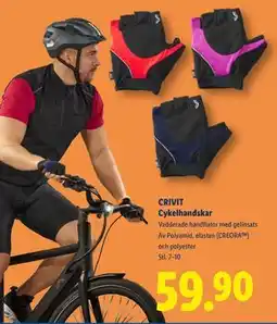 Lidl CRIVIT Cykelhandskar, SEK 59.9 erbjuda
