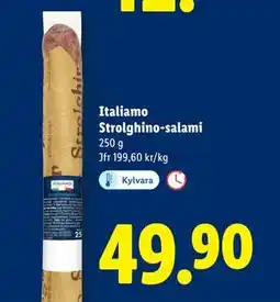 Lidl Italiamo Strolghino-salami, SEK 49.9 erbjuda