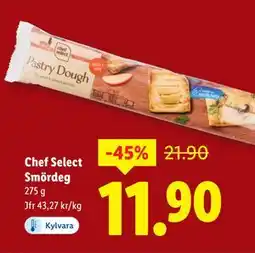 Lidl Chef Select Smördeg, SEK 11.9 erbjuda