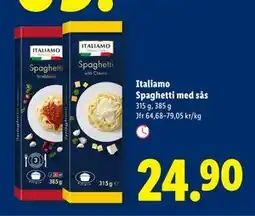 Lidl Italiamo Spaghetti med sås, SEK 24.9 erbjuda