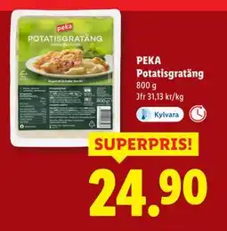 Lidl PEKA Potatisgratäng, SEK 24.9 erbjuda