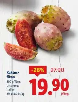 Lidl Kaktusfikon, SEK 19.9 erbjuda