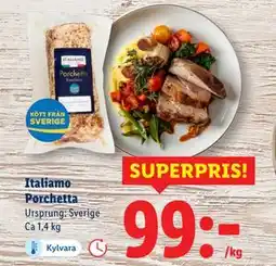 Lidl Italiamo Porchetta, SEK 99 erbjuda