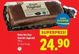 Lidl Bake My Day Danskt rågbröd, SEK 24.9 erbjuda