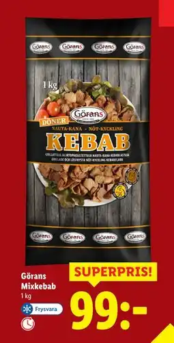 Lidl Görans Mixkebab, SEK 99 erbjuda