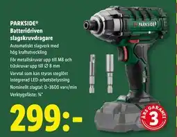 Lidl PARKSIDE Batteridriven slagskruvdragare, SEK 299 erbjuda