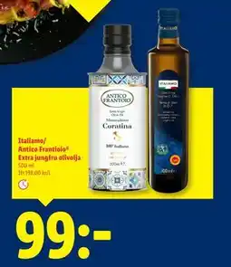 Lidl Italiamo/ Antico Frantioio Extra jungfru olivolja, SEK 99 erbjuda