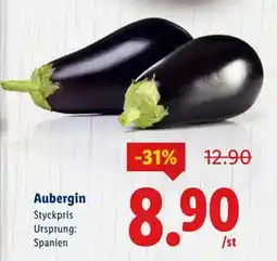Lidl Aubergin, SEK 8.9 erbjuda