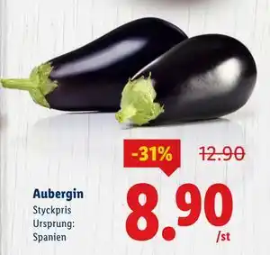 Lidl Aubergin, SEK 8.9 erbjuda
