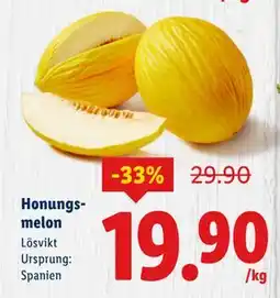 Lidl Honungsmelon, SEK 19.9 erbjuda