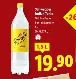 Lidl Schweppes Indian Tonic, SEK 19.9 erbjuda
