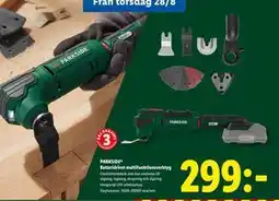 Lidl PARKSIDE Batteridrivet multifunktionsverktyg, SEK 299 erbjuda