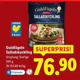 Lidl Guldfågeln Salladskyckling, SEK 76.9 erbjuda