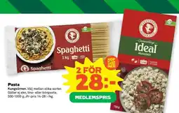 Coop Pasta erbjuda