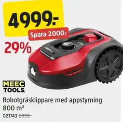 Jula MEEC TOOLS. Robotgräsklippare med appstyrning erbjuda