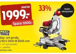 Jula MEEC TOOLS.Kap- och gersåg erbjuda