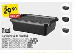Jula Hard Head... Förvaringslåda med lock erbjuda