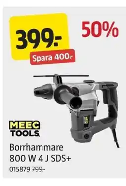 Jula MEEC TOOLS Borrhammare 800 W 4 J SDS+ erbjuda